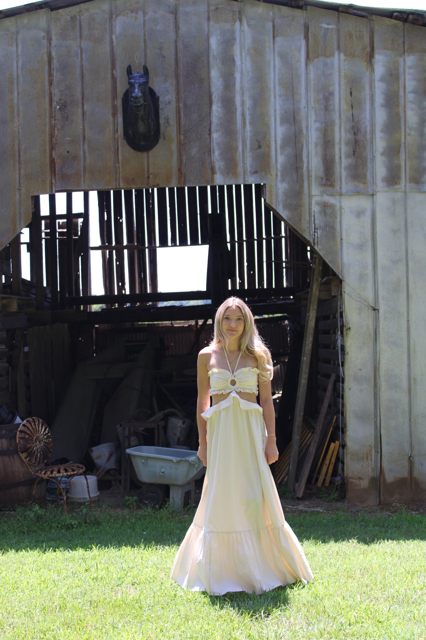 The Haley Halter Dress