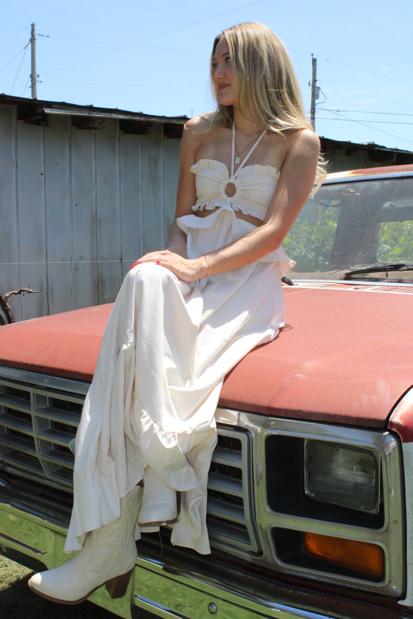 The Haley Halter Dress